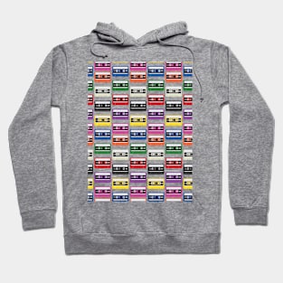 Cassettes In a Row *Clear BG* Hoodie